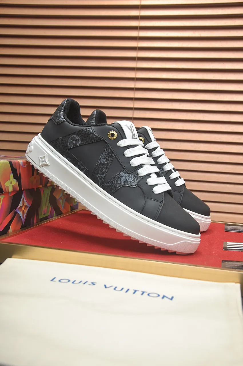 Men's shoes 💰540💶[LOUIS VUITTON] Original order price (mesh lining) new model 🍀LV Louis Vuitton * - top version of LV classic trendy shoes! Use imported original cowhide leather, cloth cowhide lining and original wear-resistant rubber outsole! High quality products! Code number 38-45 (45 is custom-made and cannot be returned or exchanged)